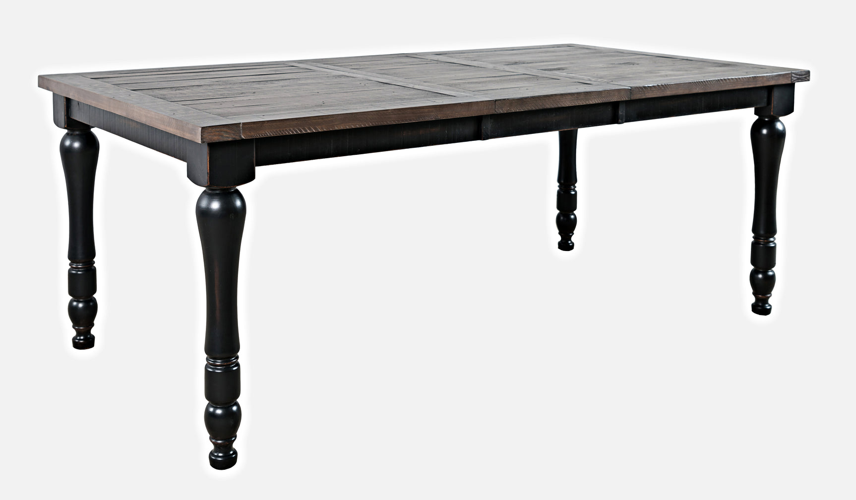 Madison County Vintage Black Ext Dining Table - Ornate Home