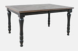 Madison County Vintage Black Ext Dining Table - Ornate Home