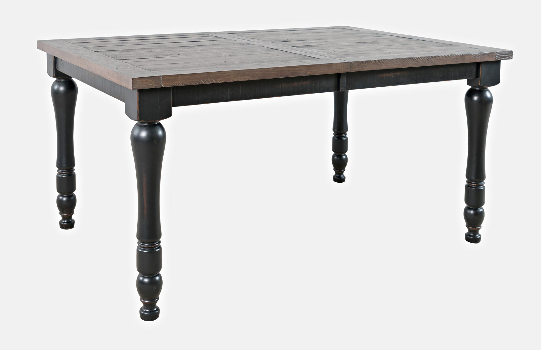 Madison County Vintage Black Ext Dining Table - Ornate Home
