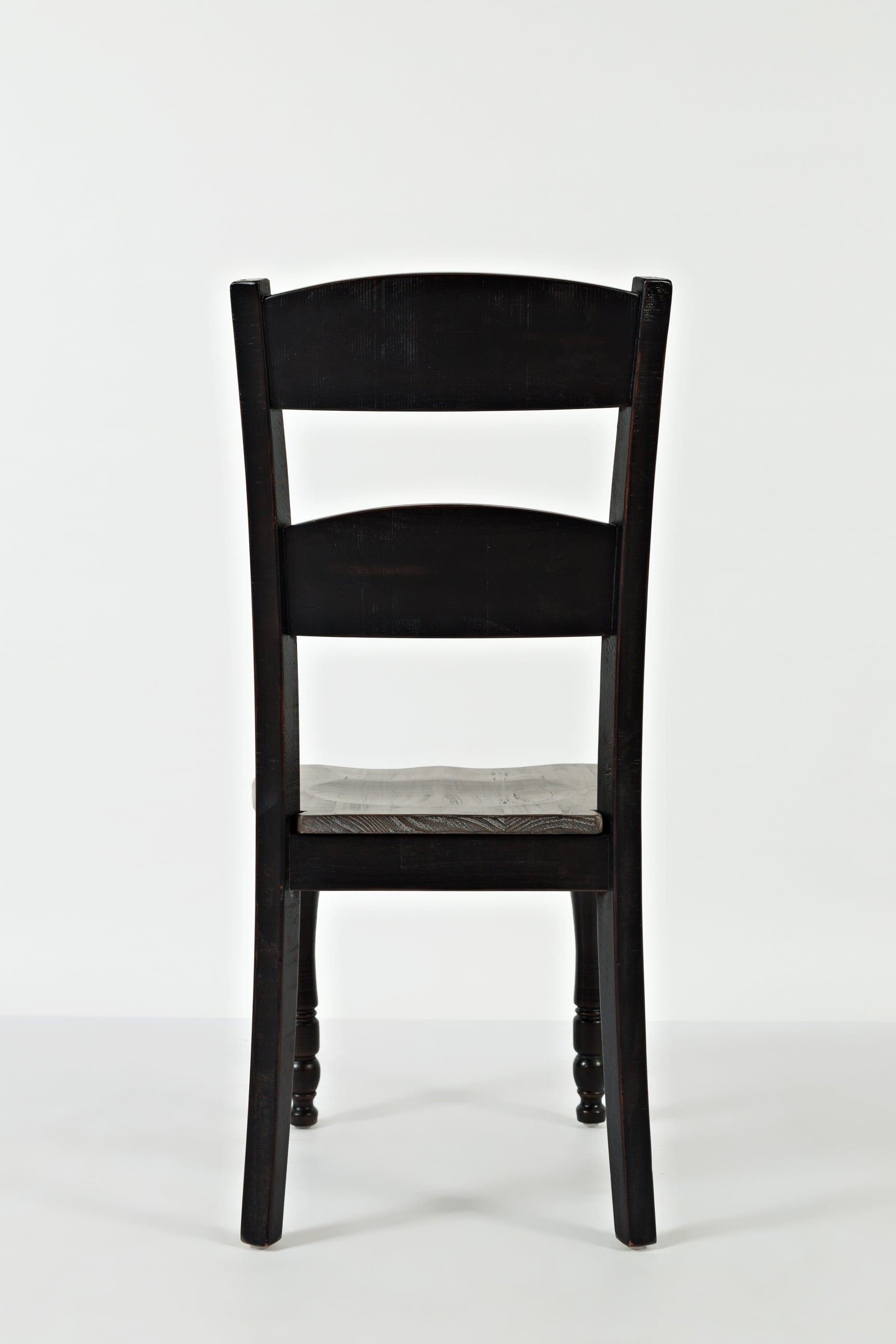 Madison County Vintage Black Ladderback Chair (Set of 2) - Ornate Home