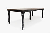 Madison County Vintage Black Rect. Ext Table - Ornate Home