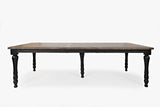 Madison County Vintage Black Rect. Ext Table - Ornate Home