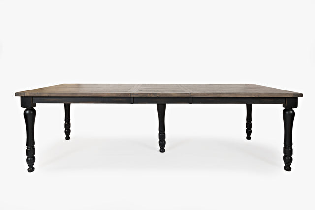 Madison County Vintage Black Rect. Ext Table - Ornate Home