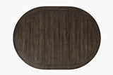 Madison County Vintage Black Round to Oval Dining Table - Ornate Home