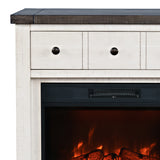 Madison County Vintage White 32 Fireplace - Ornate Home