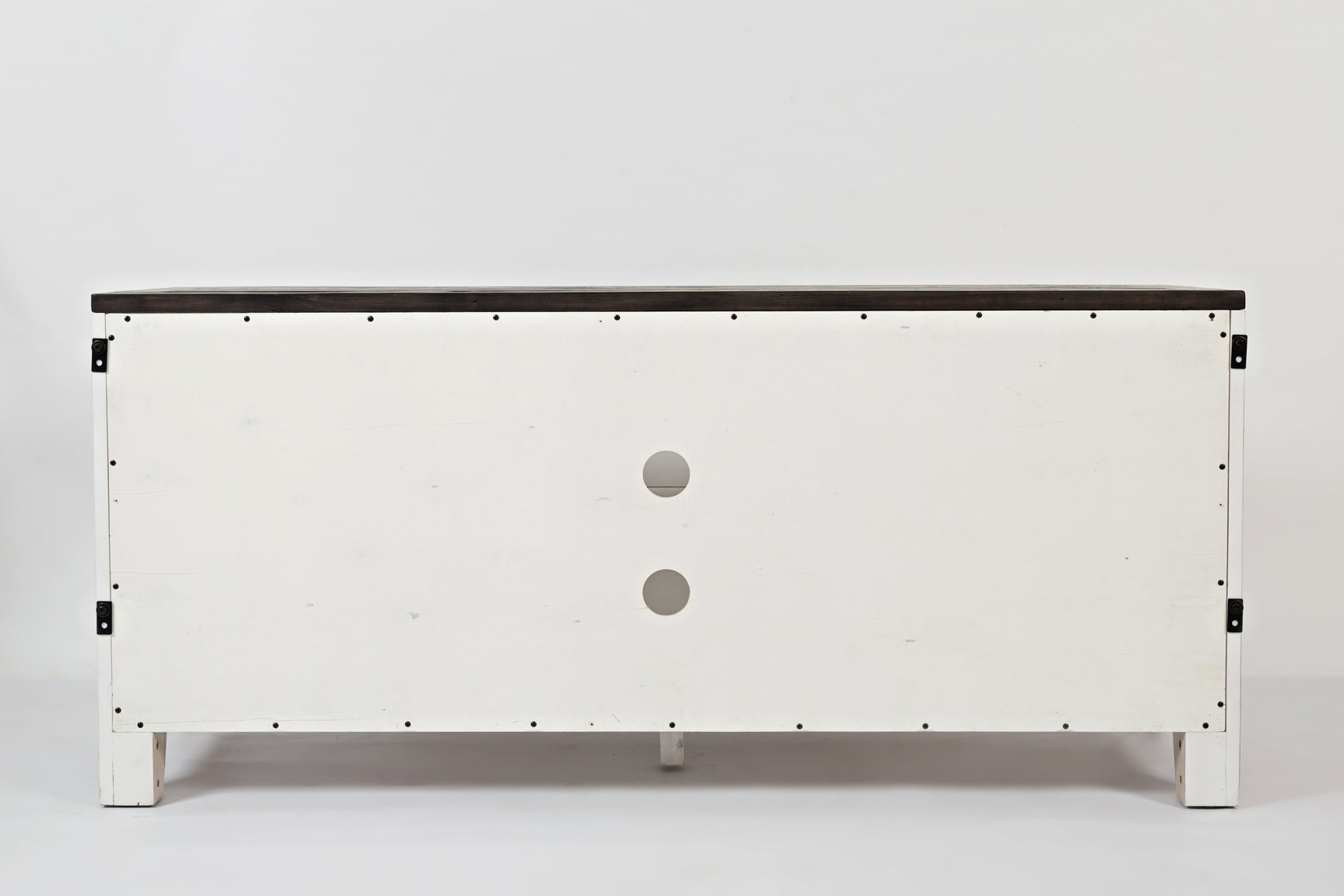 Madison County Vintage White 60 Console - Ornate Home