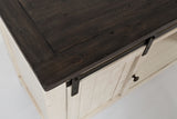 Madison County Vintage White 60 Console - Ornate Home