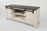 Madison County Vintage White 60 Console - Ornate Home