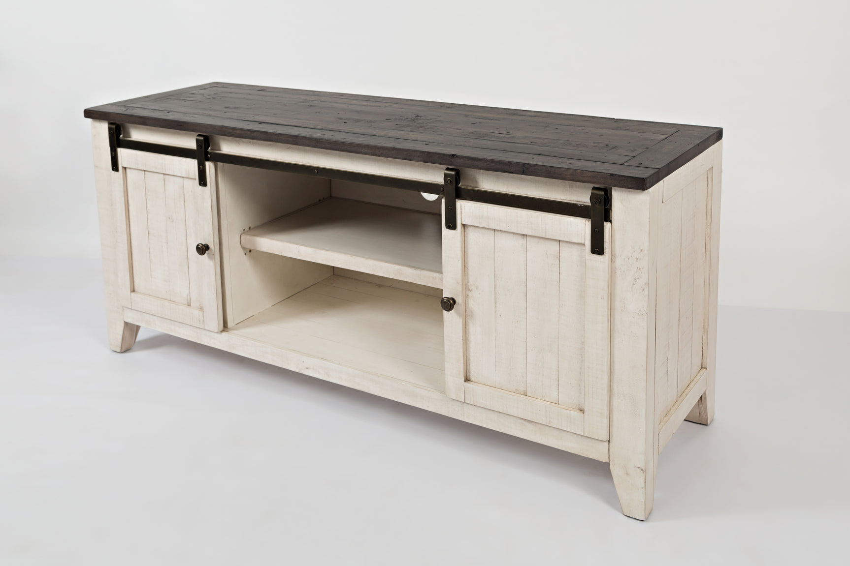 Madison County Vintage White 60 Console - Ornate Home