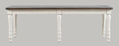 Madison County Vintage White Dining Bench - Ornate Home