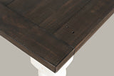 Madison County Vintage White Ext Dining Table - Ornate Home