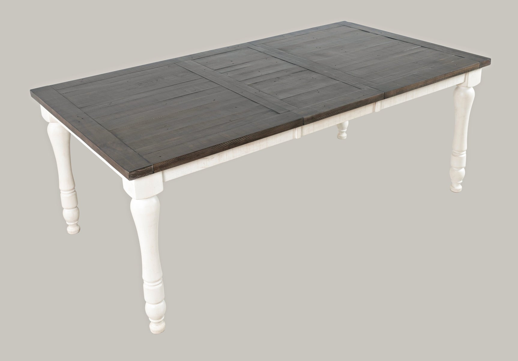 Madison County Vintage White Ext Dining Table - Ornate Home