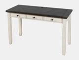 Madison County Vintage White Power Desk - Ornate Home