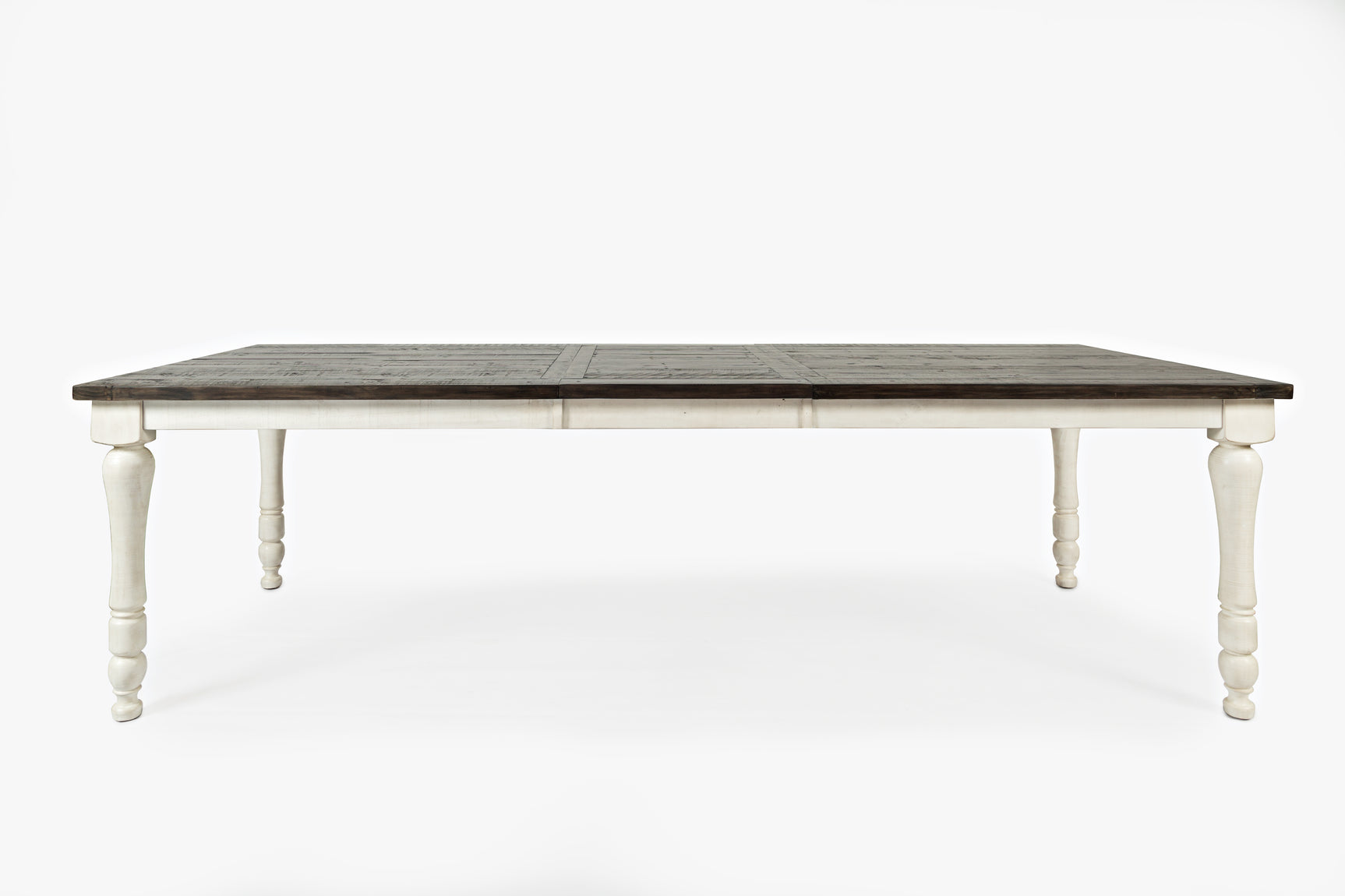 Madison County Vintage White Rect. Ext Table - Ornate Home
