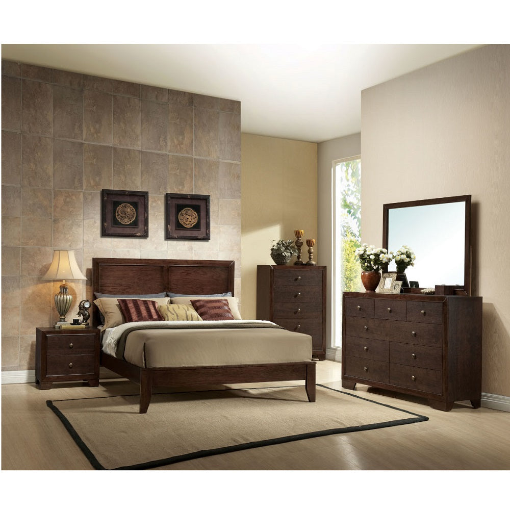Madison Espresso California King Bed - Ornate Home