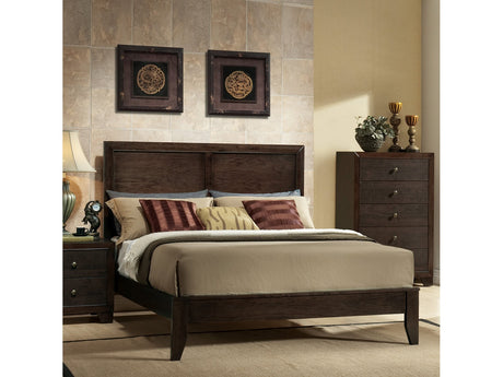 Madison Espresso Queen Bed - Ornate Home