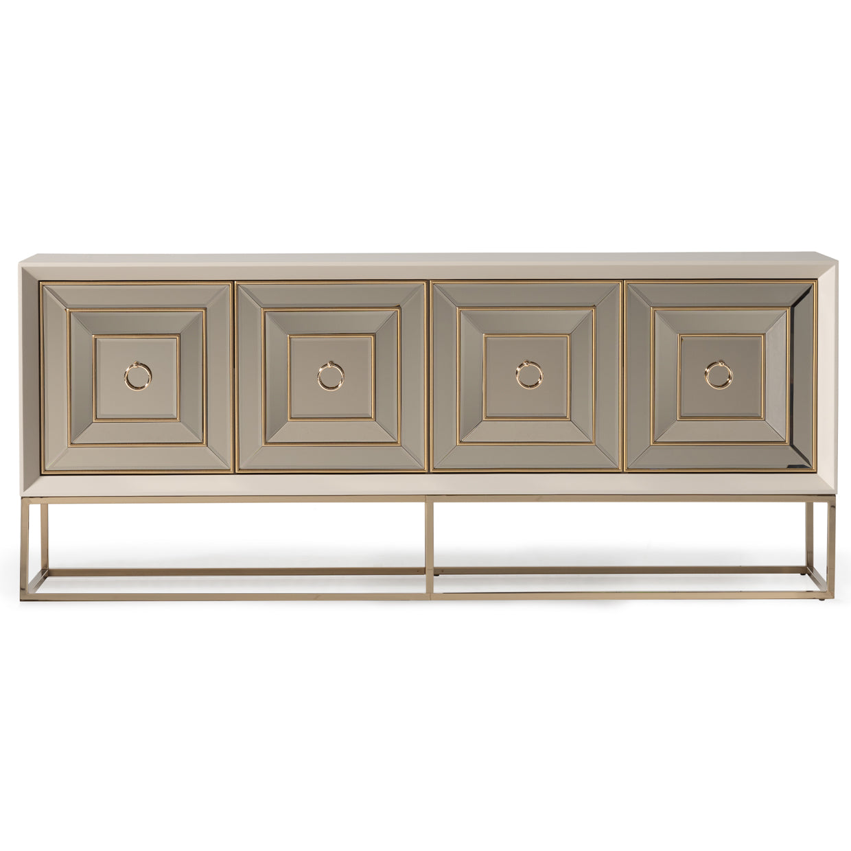 Madison Glistening Gold Console - Ornate Home