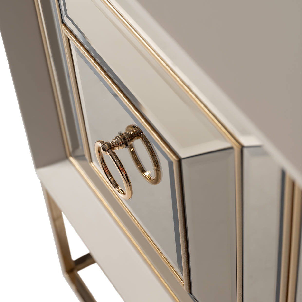 Madison Glistening Gold Console - Ornate Home