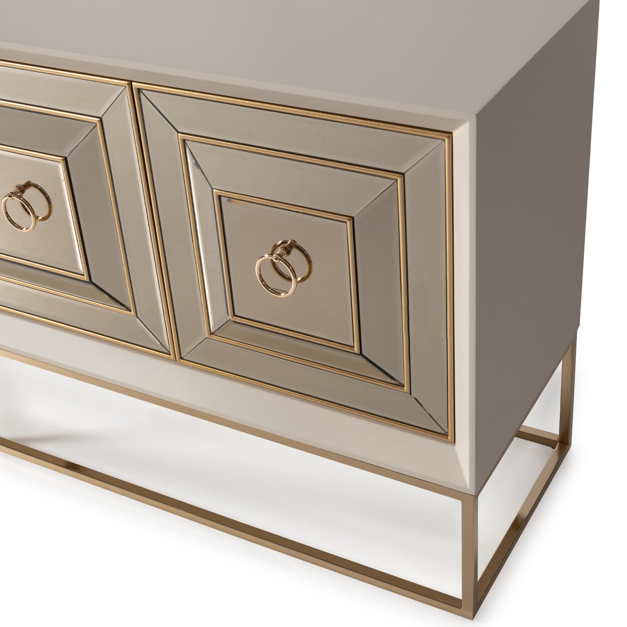 Madison Glistening Gold Console - Ornate Home