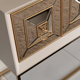 Madison Glistening Gold Small Console - Ornate Home