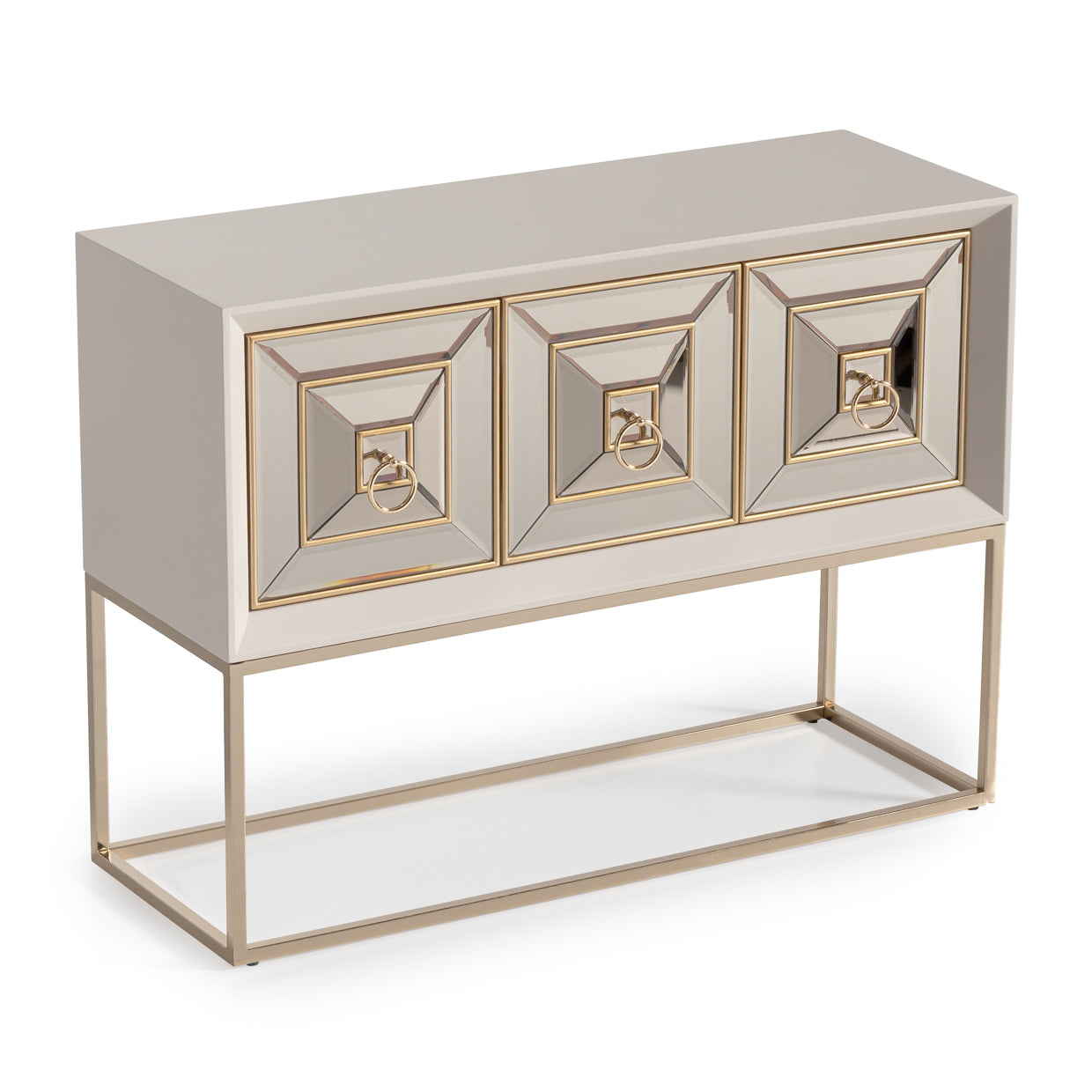 Madison Glistening Gold Small Console - Ornate Home