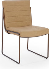 Madison Honey/Light Bronze Metal Frame Dining Chair (Set of 2) - Ornate Home