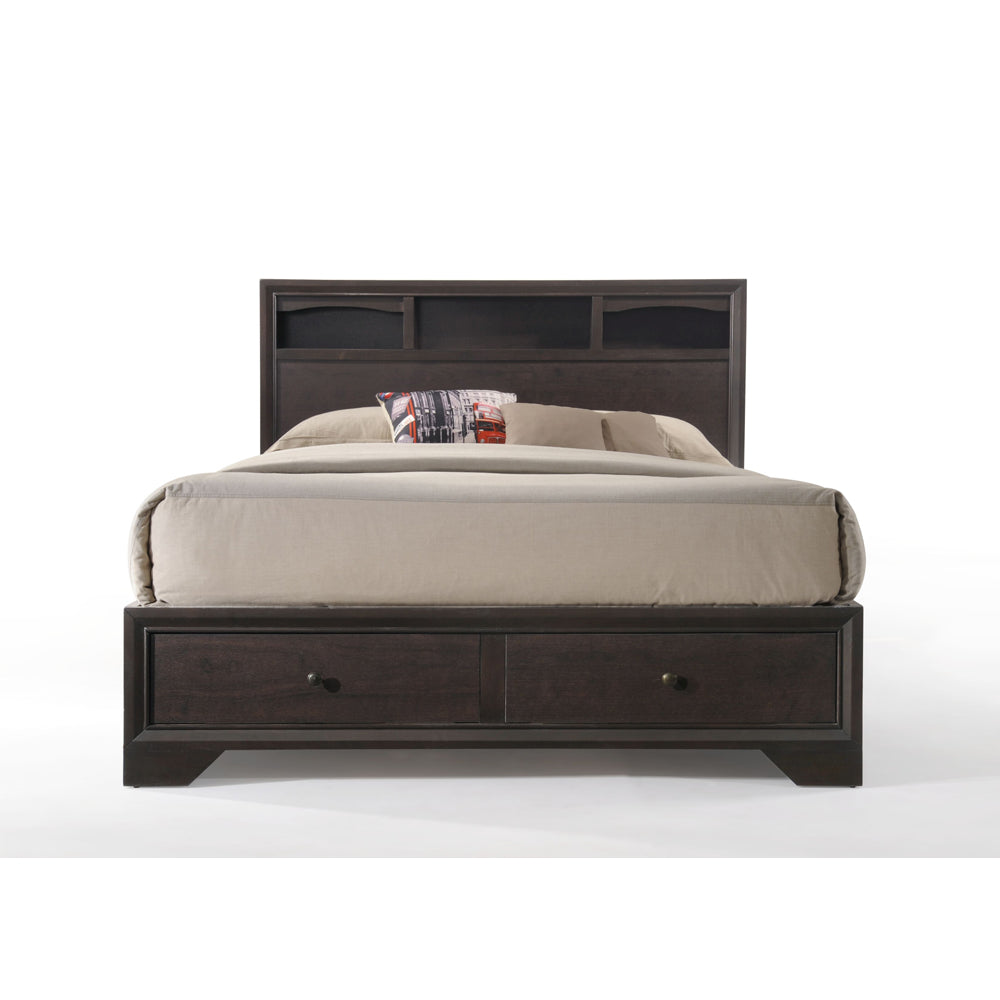 Madison II Espresso Queen Bed - Ornate Home