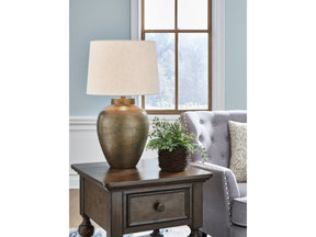 Madney Antique Gold Finish Table Lamp (Online Special Price) - Ornate Home