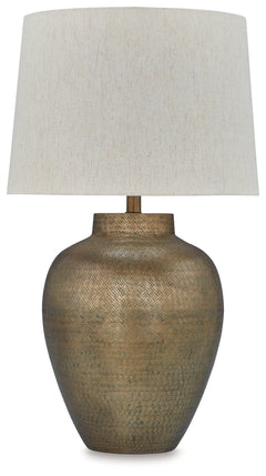 Madney Antique Gold Finish Table Lamp - Ornate Home
