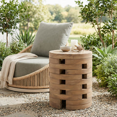 Mado Natural Side Table - Ornate Home