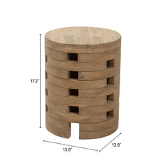 Mado Natural Side Table - Ornate Home