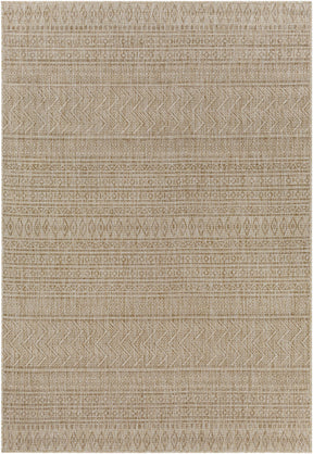 Madras Cream All Over Performance Outdoor Rug - Ornate Home