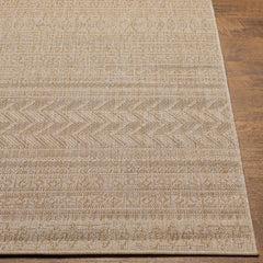 Madras Cream All Over Performance Outdoor Rug - Ornate Home