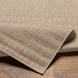 Madras Cream All Over Performance Outdoor Rug - Ornate Home