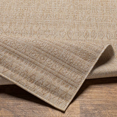Madras Cream All Over Performance Outdoor Rug - Ornate Home