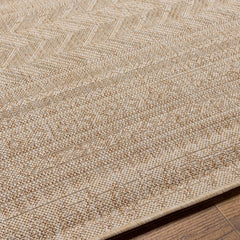Madras Cream All Over Performance Outdoor Rug - Ornate Home