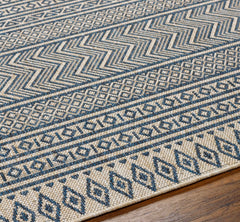 Madras Ink All Over Performance Outdoor Rug - Ornate Home