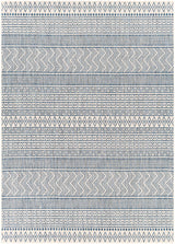 Madras Light Blue Green All Over Performance Outdoor Area Rug - Ornate Home
