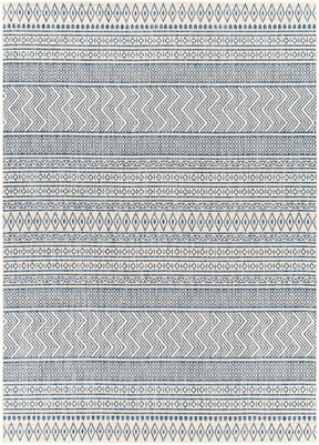 Madras Light Blue Green All Over Performance Outdoor Area Rug - Ornate Home