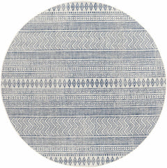 Madras Light Blue Green All Over Performance Outdoor Area Rug - Ornate Home