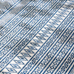 Madras Light Blue Green All Over Performance Outdoor Area Rug - Ornate Home