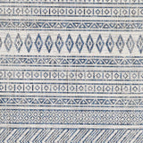 Madras Light Blue Green All Over Performance Outdoor Area Rug - Ornate Home