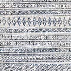 Madras Light Blue Green All Over Performance Outdoor Area Rug - Ornate Home