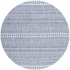 Madras Light Blue Green All Over Performance Outdoor Area Rug - Ornate Home