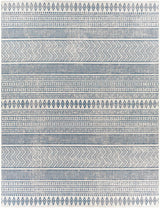 Madras Light Blue Green All Over Performance Outdoor Area Rug - Ornate Home