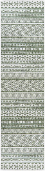 Madras Natural Gray Green All Over Performance Outdoor Area Rug - Ornate Home