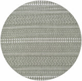 Madras Natural Gray Green All Over Performance Outdoor Area Rug - Ornate Home