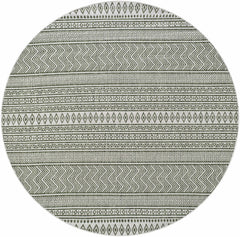Madras Natural Gray Green All Over Performance Outdoor Area Rug - Ornate Home