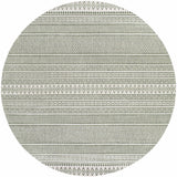 Madras Natural Gray Green All Over Performance Outdoor Area Rug - Ornate Home