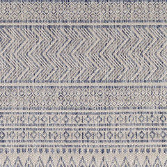 Madras Navy All Over Performance Outdoor Rug - Ornate Home
